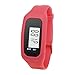 Perman Durable Digital LCD Pedometer Running Walking Counter Watch Bracelet (Red)