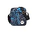 Mioy teenager school bag Canvas printing Backpack durable student bag Large Capacity 15 inch laptop daypack 3 pieces set (Blue)