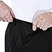 Haggar mens Big-tall Premium No Iron Khaki Classic-fit Expandable-waist Flat-front dress pants, Black, 56W x 32L US