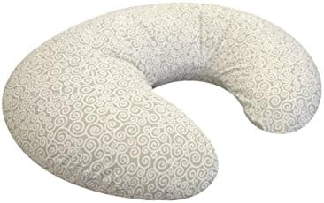Cuddles Collection Swirls (Grey) Nursing Pillow