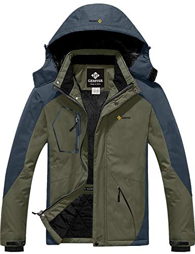 army green waterproof jacket