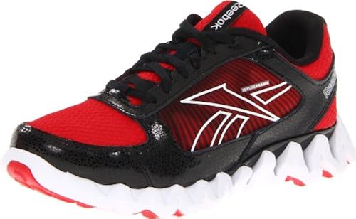 Reebok Zigtech Shark Pursuit 360 Shoe (Little Kid/Big Kid),Red