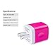 USB Wall Charger, Sicodo 5-Pack Universal 1A Home Travel Quick Wall Plug Charger Cubes for iPhone 8, 7 Plus, 6 Plus, 6s Plus, Tablet, Samsung Galaxy S8 Plus, S7 Edge, HTC, Nokia, LG, Sony and more
