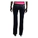 Women's Dri More performance Petite Straight-Leg Pants Yoga Fitness Activewear (L)Black