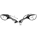 Krator Black Motorcycle Mirrors Turn Signals Left & Right For 2006-2009 Suzuki GSXR 600 / GSX-R600