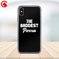 CatixCases The Baddest Perra Phone Case Cell Plastic Сlear Case for Apple iPhone X/XS/XR/XS Max / 7/8 / plus iPhone 6 / 6S plus Protector Protective Cover Art Design