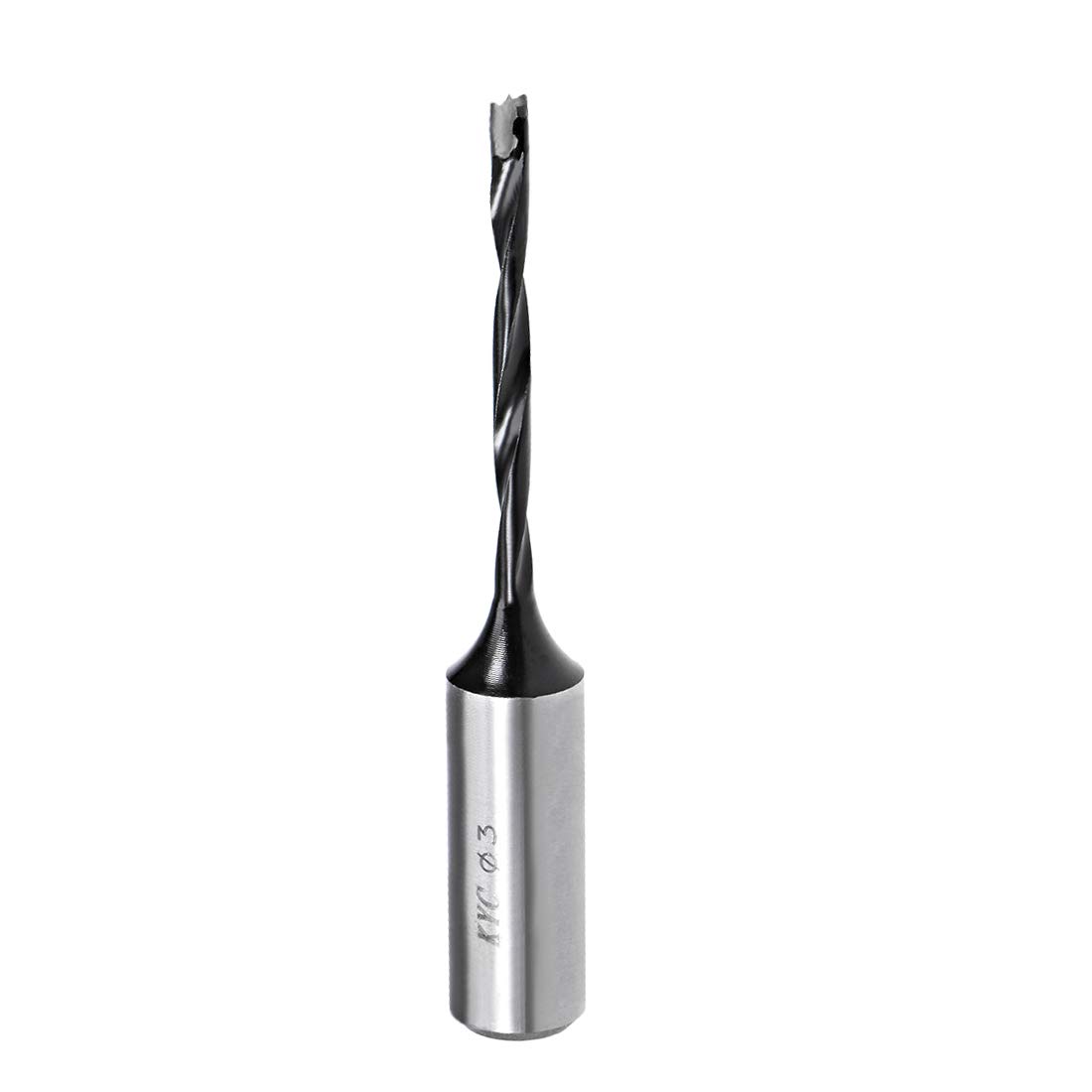 sourcing map Brad Point Drill Bits for Wood 3mm x 70mm Forward Turning HSS for Woodworking Carpentry Drilling Tool