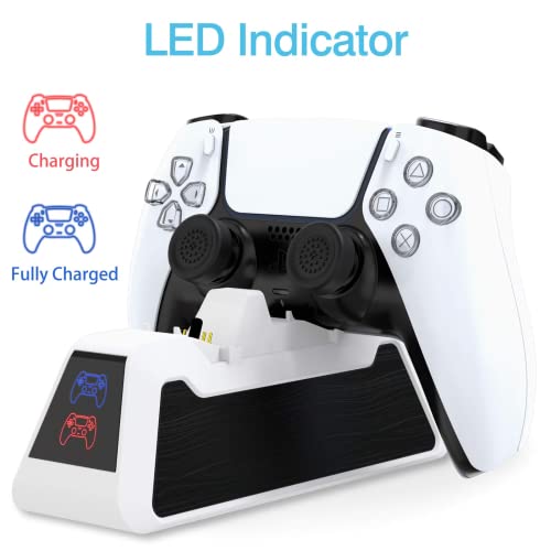 HEYSTOP PS5 Controller Charger 2.6A Super Charger, PS5 Wireless Charger