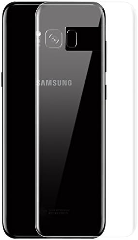 ONICO Screen Protector Compatible for Samsung Galaxy S8 Plus (Not Tempered Glass),3D Curved Protective Film Compatible with Case Friendly Full Body Round Coverage Protection (Back)