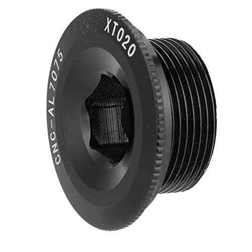 Crank Bolt Crank Arm Bolt for Mountain Road Bike Bracket Cap M20*10 Crankset Screw BB Axis Screws(black)