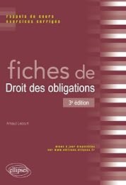 Fiches de droit des obligations