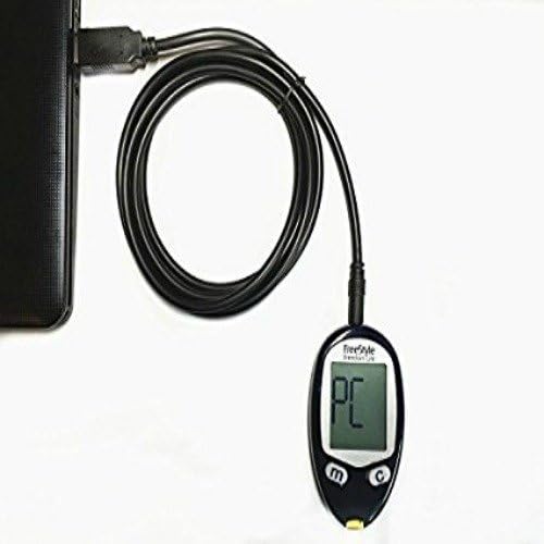 USB Cable for Abbott Co-pilot Freestyle Blood Glucose Diabetes Meters