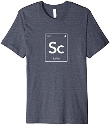 Mens Elemental Rowing Sculler Premium T-Shirt 3XL Heather Blue