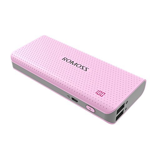 Romoss sense 4 10400mah power bank, 2-port external bat…