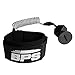 BPS 'Premium' Coiled Bodyboard Kids Adult Arm Leash - Attach to Board Leash Plug (Clear/Black)