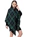 Plaid Blanket Scarf Shawl Women Tartan Large Square Long Scarves for Winter Wear
