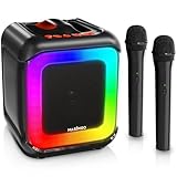 Karaoke Machine for Kids and Adults with 2 Wireless