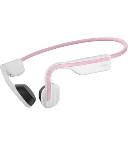 SHOKZ OPENMOVE ワイヤレスヘッドフォン ホワイト Amazon.com: SHOKZ OpenMove Bluetooth Bone Conduction Sports