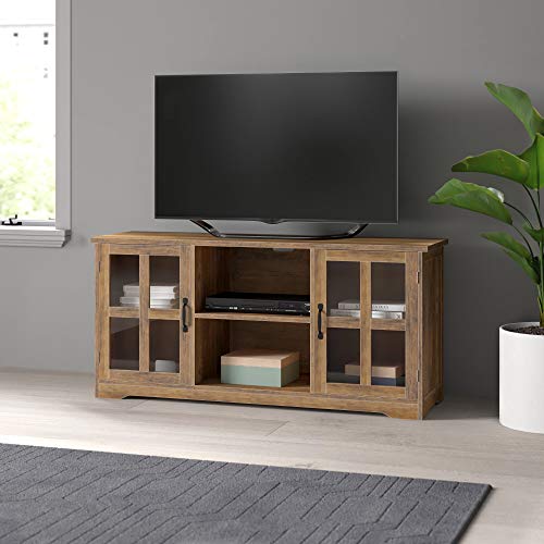 BELLEZE Modern 52 Inch Traditional TV Stand & Media Entertainment