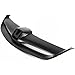 Evan Fischer Grille Assembly Compatible With 2004-2005 Honda Civic Painted Black Plastic Sedan