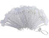 Nylon Marker Cable Ties, 250pcs 6 Inch Self-Locking Cord Tags Marker Label with Write on Cable Tag, Ethernet Wire Zip Ties Power Marking Label