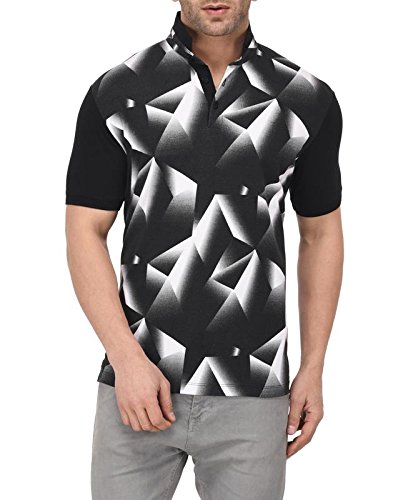 vivid bharti collar half sleeve printed t-shirts