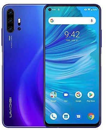 UMIDIGI F2, Smartphone 6.53'' FHD+ Android 10 Telefono Cellulare, 6GB RAM 128GB ROM, Quad Camera AI da 48 MP, Batteria…