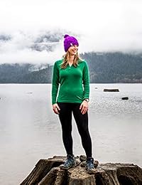 Woolx Avery - Women's Wool Leggings - Midweight Merino Base Layer Bottoms - Warm & Soft