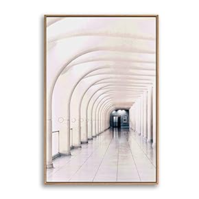 Framed Canvas Wall Art for Living Room, Bedroom Colorful Corridor Canvas Prints for Modern Home Decoration Ready to Hang - 16"x24" inches