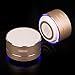 Portable Bluetooth speaker, UNITEK Aluminum Wireless Bluetooth Speaker with Built-in Micro SD/TF card slot, Gold