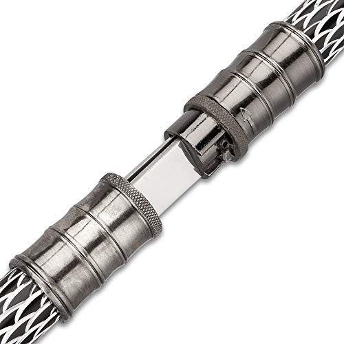 K EXCLUSIVE Raven Klaw Twin Hidden Sword Set - 3Cr13 Stainless Steel Blade, Aluminum Handles, Crystal Balls - Length 30 1/4" - Thumbnail 4