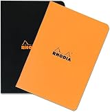 Rh odia 119169C Black Piqué Notebook A4 96 pages 80 g Clairefontaine view 3