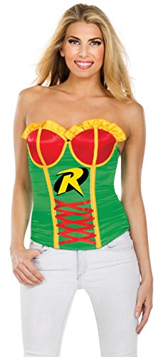 Secret Wishes DC Comics Justice League Corset Top with Logo