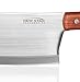 New Star Foodservice Heavy Duty Cleaver with Wooden Handle and 8-Inch by 3.5-Inch Blade