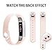iGK Replacement Bands Compatible for Fitbit Alta and Fitbit Alta HR, Newest Adjustable Sport Strap Smartwatch Fitness Wristbands with Metal Clasp Blush Pink Small