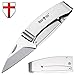 Knife Money Clip - Pocket Folding Knife - EDC Fold Knives Classic Stainless Steel Blade with Metal Clip on Handle - Best Mini Knife - Grand Way - Birthday Christmas Gifts for Men and Women 6662 PC