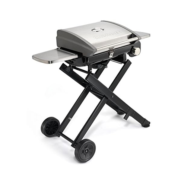 Cuisinart-CGG-240-All-Foods-Roll-Away-Gas-Grill-Stainless-Steel