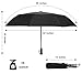 iCosow™ Portable Automatic Travel Umbrella Anti UV Sunscreen Rain&Sunny Windproof for Men Women and Children