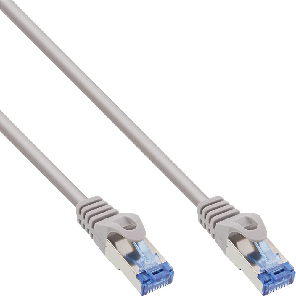 InLine® Patch Cable, Cat.6A, S/FTP, TPE Flexible, Grey, 1.5 m