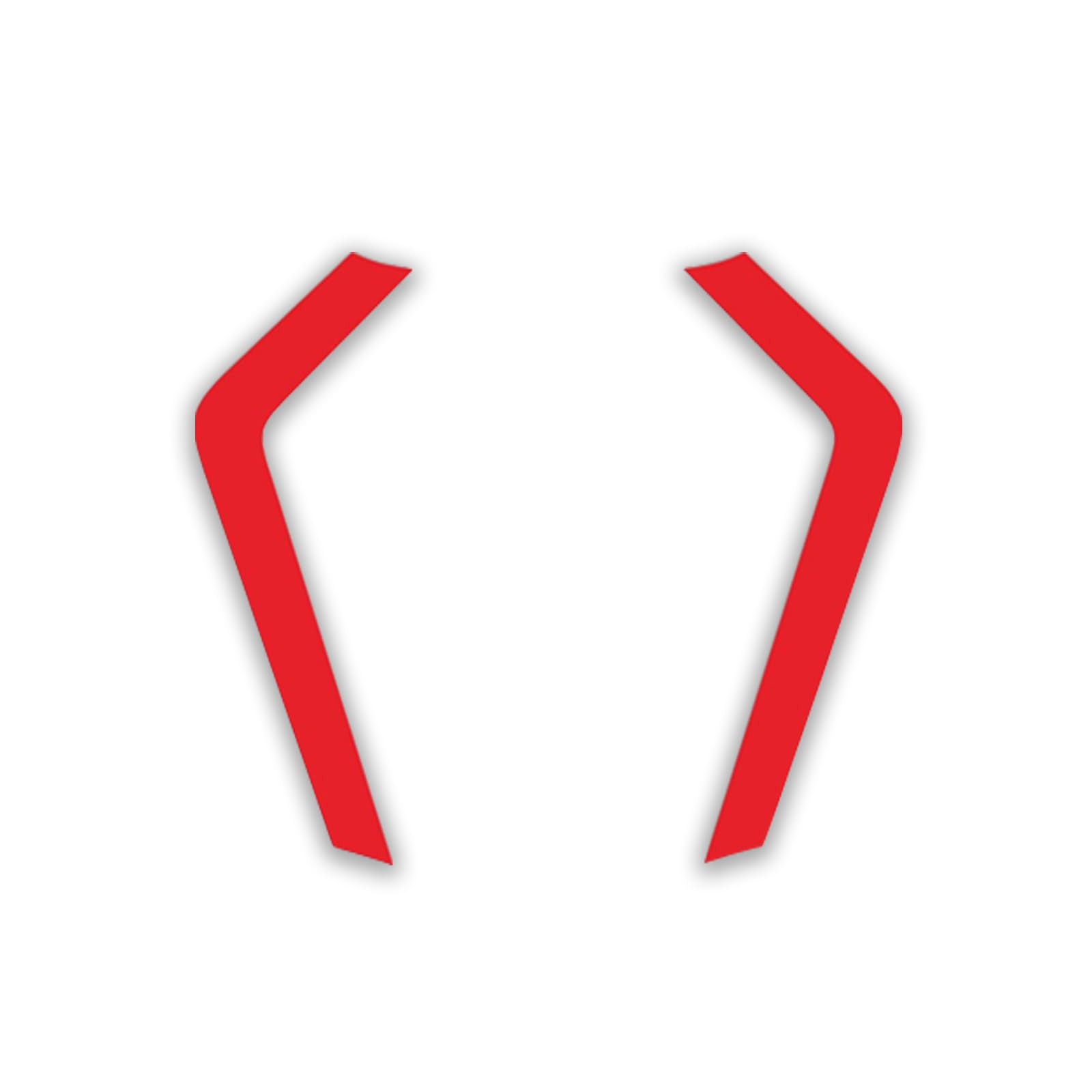 Photo 1 of Awonderful Motorcycle Fairing head Stickers Decals-Motorcycle Vinyl Sticker Compatible with YAMAHA YZF R1 2020-2024 (Red)