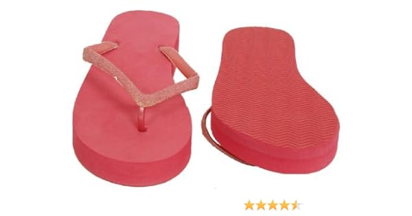 flip flops with glitter straps