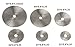 QST New Portable 6pcs HSS Rotary Tool Circular Saw Blades Cutting Discs Mandrel For Dremel Cutoff With Connecting Rod