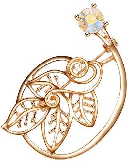 Hacoly Women's Brooch Boutonniere Elegant Small Bird Brooch Pins Buckle Scarves Shawl Clip Jewelry Accessories Decoration-5 * 2.7CM