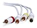 Monoprice AV Cable w/ Composite (Yellow RCA)/S-Video and Stereo Audio (Red/White) for Wii - Net Jacket and Gold Plated