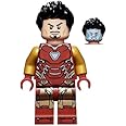 Lego Marvel Super Heroes Iron Man Mark 85 Armor Black Hair Minifigure from 76192 (Bagged)