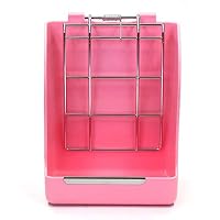 zswell Hay Feeder Rack - Hay Feeder Manger Rack for Rabbit Guinea Pig Chinchilla and Other Small Animals (Pink)