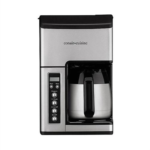 Cuisinart CC-10FR Cuisinart CC-10FR Grind & Brew 10-Cup Coffeemaker (Certified Refurbished), Silver