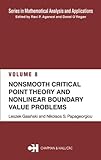 Nonsmooth Critical Point Theory and Nonlinear Boundary Value Problems, Kelly, Laurie, 1584884851