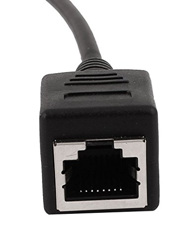 uxcell RJ45 Extension Cable, Male to Female Connector Network Cat 5 Patch Cable Ethernet Extension Extender Cord 1.5m 5ft