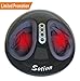 Shiatsu Electric Foot Massager, Sotion Massage Machine with Heat Function, Adjustable Intensity, Air Pressure, Deep 3D Kneading Rolling Vibration Relieves Plantar Fasciitis